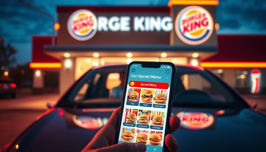 app and drive-thru burger king secret menu