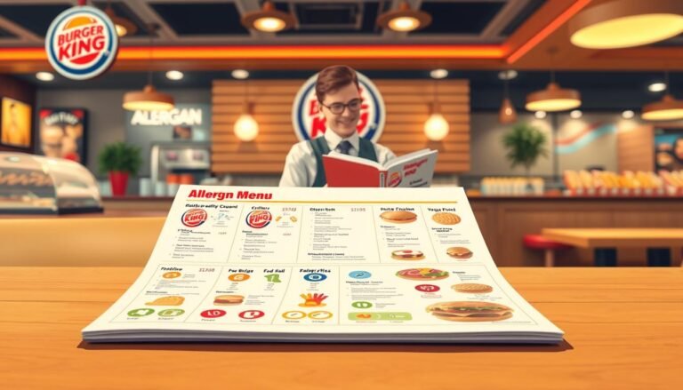 burger king allergen menu
