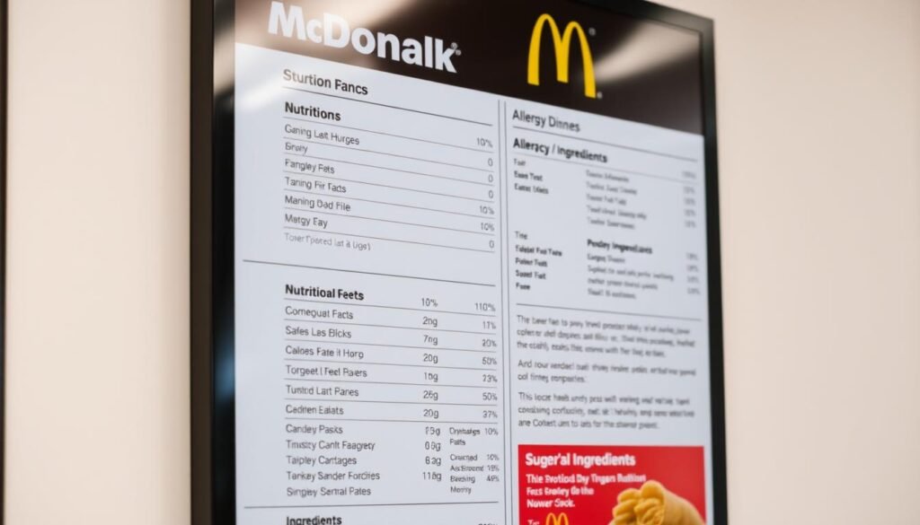 mcdonald's allergen info
