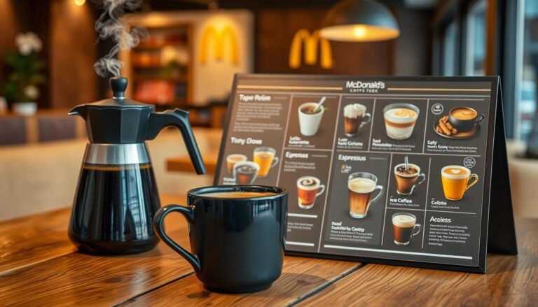 mcdonald's coffee menu