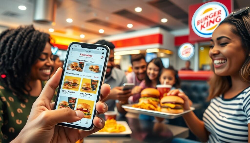 saving money at burger king