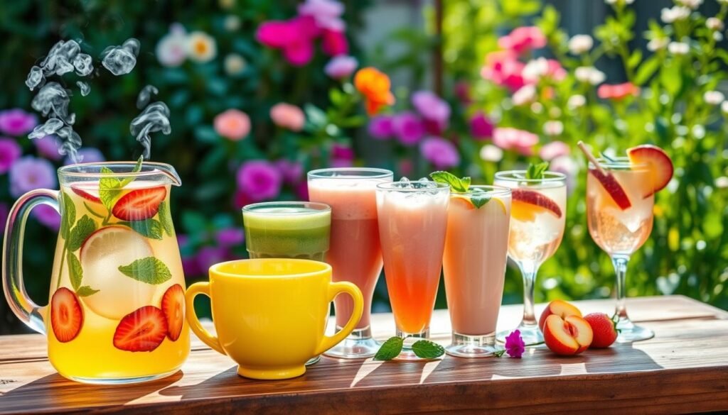 spring-inspired beverages