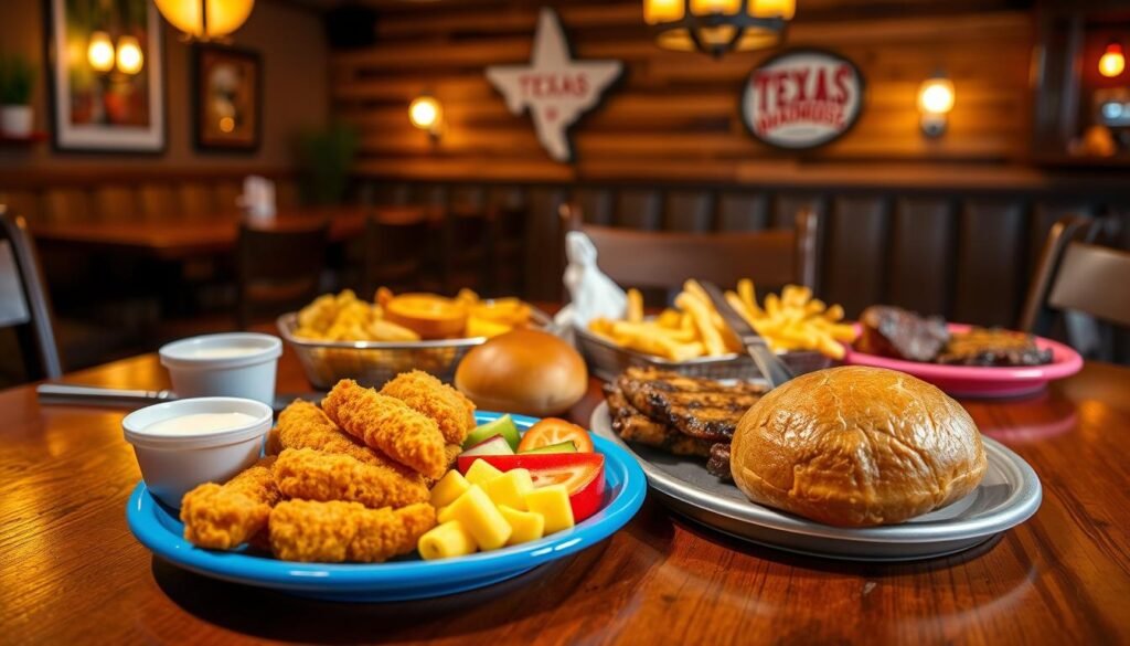 texas roadhouse lunch options