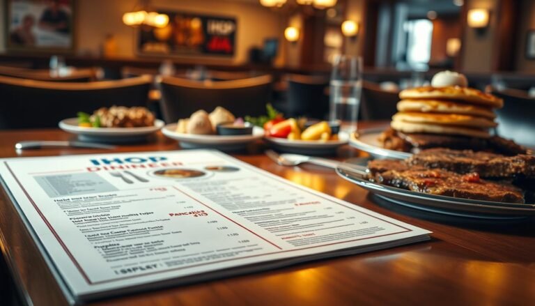 ihop dinner menu with prices
